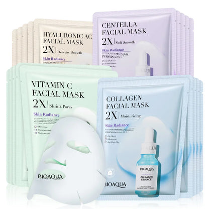 20pcs BIOAQUA Collagen Face Mask